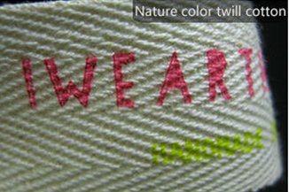 Ekologiczne etykiety tkane na ubrania z bawełny Tagi na ubrania Haftowane