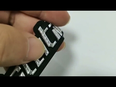 Tpu Badges 3D srebrna etykieta transferu ciepła tpu