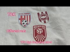 Etykieta wysokiej częstotliwości TPU Etykieta transferu ciepła kolorowa etykieta prasy cieplnej TPU