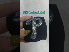 Hologram Embossed Logo TPU Patches Niestandardowa etykieta wysokiej częstotliwości