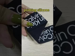 Spandex / Nylon 3CM Czarna gumka z dostosowanym kolorowym logo