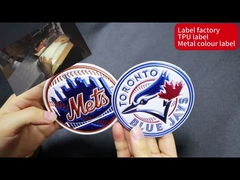 Niestandardowa etykieta TPU 3D z gumy płatki miękkie etykiety TPU do ubrań