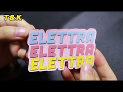 PVC silikon 3D gumowe plastyki odznaki szyte na zamówione zmywalne