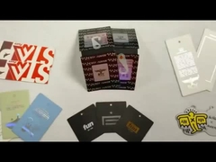 Niestandardowe logo własnej marki Papierowe etykiety dla ubrań