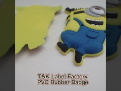 Niestandardowe etykiety ubrań 3D z silikonowym transferem ciepła z srebrnym błyszczącym kolorem