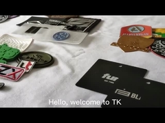 Ekologicznie przyjazne Patchy drukowane na ekranie z silikonowym logo