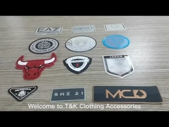 Wysokiej jakości etykieta odzieżowa z silikonowym przetworem 3D