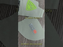 Etykieta logo z silikonu do wstrzykiwań OEKO