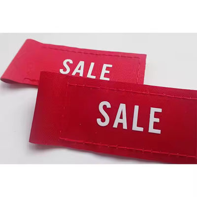 Zindywidualizowane logo marki Etykieta sprzedaży Etykieta odzieży Etykieta ekranowa Etykieta tkanina