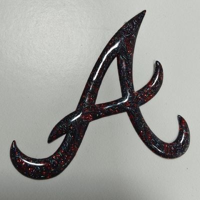 Spersonalizowane wysokiej częstotliwości 3D TPU wytłoczone logo Czerwony metaliczny termotransferowy etykieta na torbę