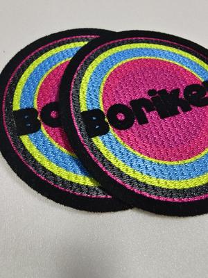 Niestandardowe tłoczenie ciepła logo patch żelazo na transfer ciepła T-shirt winylowy