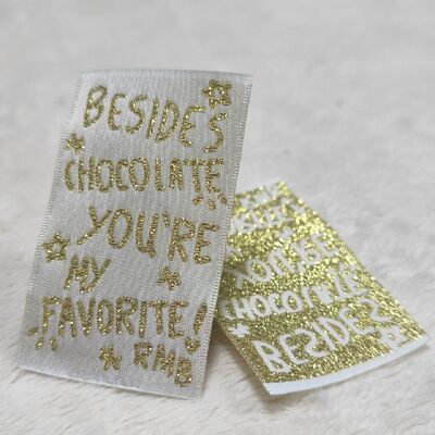 Wysokiej jakości ubrania Etykiety tkanine Etykiety satenowe producenta Etykiety logo marki Drukowane bawełna Wybitki poliestrowe Stosowanie