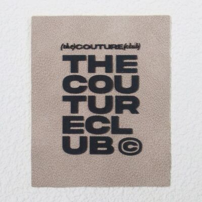 Plastry z wypukłym tekstem 3D z gumy, niestandardowe logo na rękawy kurtek i dekoracje odzieży