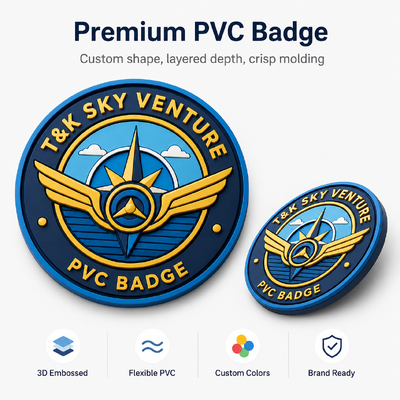 Niestandardowe etykiety termotransferowe 3D z PVC na odzież, odzież sportową, czapki, torby i branding logo odzieży z elastycznego PVC i wykończeniem premium