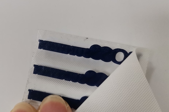 Odzież Etykiety do drukowania 3D Silikon, etykiety termotransferowe z techniką wytłaczania