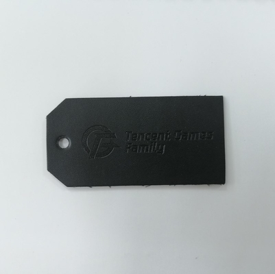 Wytłaczane logo Suede Microfiber PU Leather Label Zmywalny niestandardowy kolor
