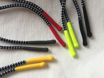 Kolorowy ściągacz suwakowy z kauczuku silikonowego z elastomerowym poliamidem 2mm
