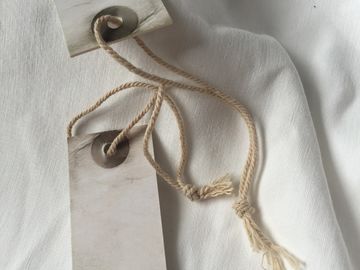 Piękne Projektowanie Małe Perforowane Hang Tagi, Retro / Vintage Boutique Hang Tagi
