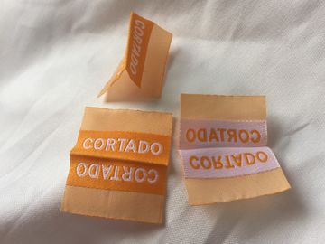 Tkana etykieta Drukuj Wstążka do prania Etykiety z instrukcjami Etykieta dotycząca prania odzieży