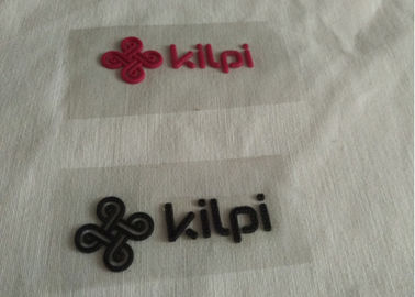 Logo 3D Drukowane etykiety odzieży do celów przenoszenia ciepła Tagi etykiet z etykietami z gumy Wytłaczane techniki