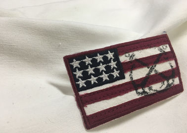 Merrow Border Custom Stitched Patches, Żelazo Ubrania Na Haftowanych Patchesach Do Koszulek