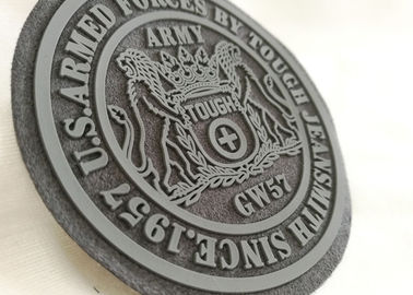 2mm grubości gumowych etykietek nazwy policji Patch Pvc, Custom 3d Patchów gumowych