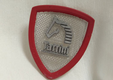 Niestandardowe gumowe logo Patches Silikonowa identyfikacja dla Outdoor Wear / Shoes / Bags