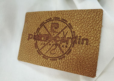 Durable Adhesive Jeans Skórzane Etykiety Etykiety, Custom Custom Leather Shoulder Patches