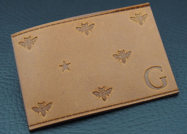 Płyty Skórzane Usuwane / Wytłoczone na Jeans Customized Logo
