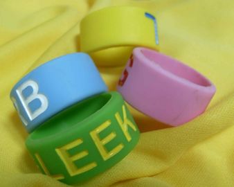 Targi Pokaż prezenty promocyjne prezentów Embossed Silikonowe bransoletki bransoletki
