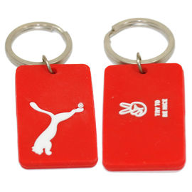 Ekologiczne Przyjazne Spersonalizowane Prezenty Promocyjne 3D Pvc Key Chain Any Color