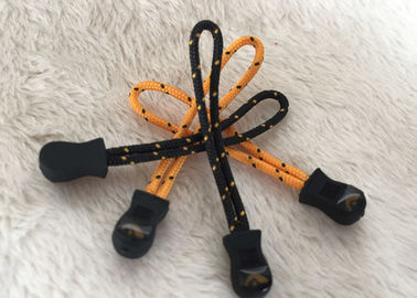 High Grade Rubber Silikon / PVC Odwracalny metalowy dekoracyjny Zipper Pulls