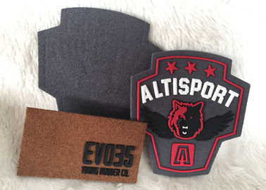 Fashionalbe Niestandardowe gumowe logo 3D Patches, wtryskarka do szycia