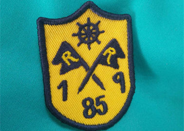 Własne jedwabne / włókninowe haftowane jednolite patchy Wojskowe łaty na kule