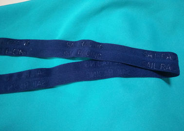 100% poliester / nylon dzianina składana elastyczna taśma z wytłoczonym logo