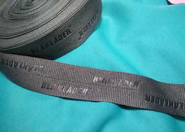 100% poliester / nylon dzianina składana elastyczna taśma z wytłoczonym logo