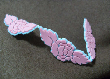 Embossed Custom Clothing Patches, Pvc Gumowe Etykiety z Typu Odznaka Szyfrującego