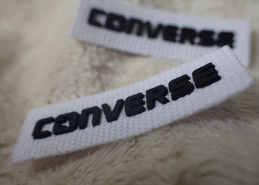 Converse Logo Silicone 3D Patches Czarny Miękki Dla Ozdoby Na szyję Ozdoby
