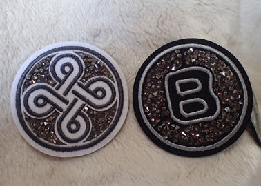 Iron Handmade Imitacyjne Diamentowe Patches Dla Jeździeckich Ubranek