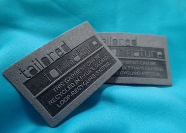 OEM Jeans Skórzana Etykieta Własna Wydrukowana Embossed Leather Patch