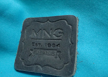 OEM Jeans Skórzana Etykieta Własna Wydrukowana Embossed Leather Patch
