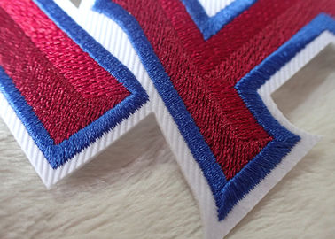 Piłka nożna Jersey Marka Etykiety Multicolor Haftowane Sporty Patches Z Hot Melt Adhesive