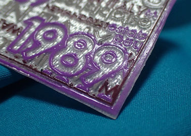 Materiał Silikon Custom Design Płyta Płótna Pvc, 3D Dekoracyjne Patches Dla Kurtek