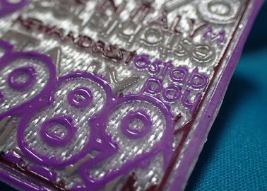 Materiał Silikon Custom Design Płyta Płótna Pvc, 3D Dekoracyjne Patches Dla Kurtek