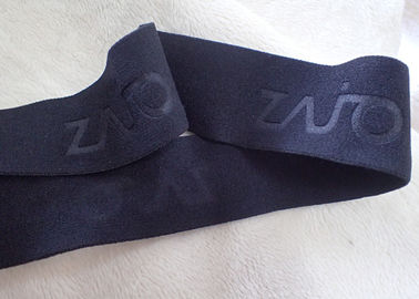 25mm Taśma elastyczna z wytłoczonym logo na ubrania zewnętrzne