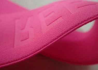 Embossed 3D Raised Name Logo Patches Adhesive Hook and Loop Tape For Sportswear