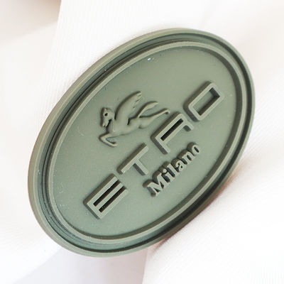 3D podniesiony logo silikonowe personalizowane drukowane etykiety biznesowe