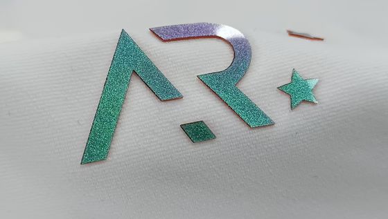 OEKOTEX Logo Wymywalne Plamy Niestandardowe Refekcyjne Srebrne Silikonowe Odznaki