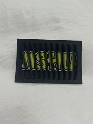 OEKOTEX Embossed Logo Washable Patches Negociable Custom Patches