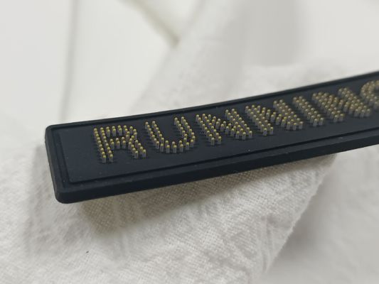 OEKOTEX Embossed Logo Washable Patches Negociable Custom Patches